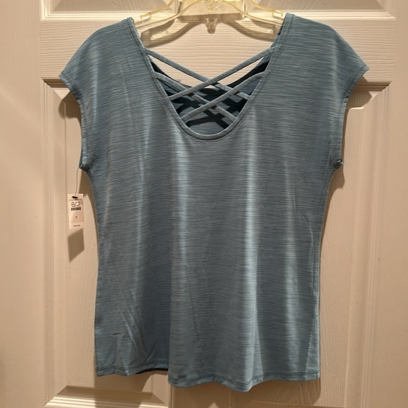 New! Talbots back strap tee- solid size medium - Picture 3 of 7